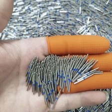 100 PCS High Quality Medium Grit Diamond Burs for Dental High Speed Handpiece