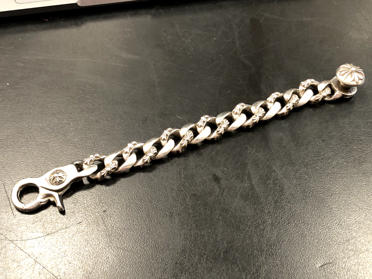AUTHENTIC Chrome Hearts Fancy Link Cuban Clip Bracelet AUTHENTIC Chrome Hearts Fancy Link Cuban Clip Bracelet