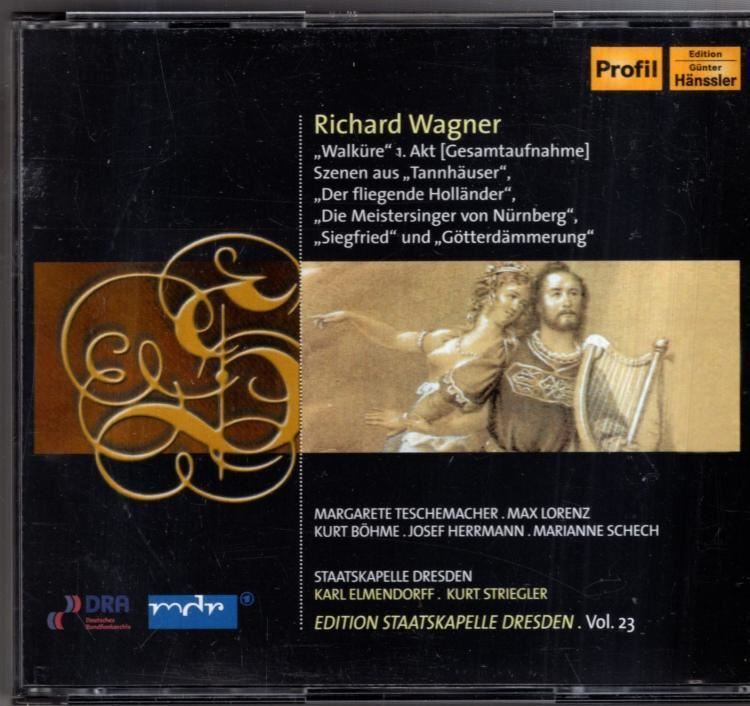 Staatskapelle Dresden vol.23 :  Richard Wagner