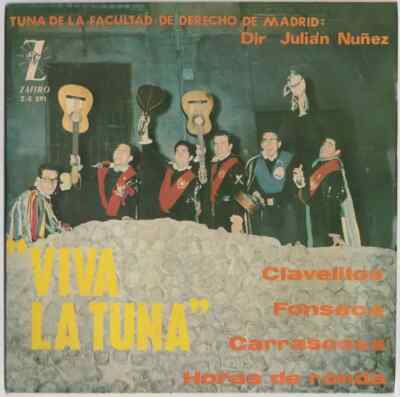 Tuna De La Facultad De Derecho De Madrid Viva La Tuna EP Vinyl Single 7inch