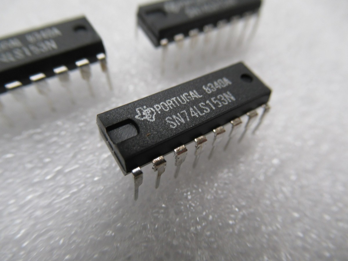 10x SN74LS153N DIP16 - Circuito Integrato 74LS153 Texas Instruments, Nuovo, UK STOCK