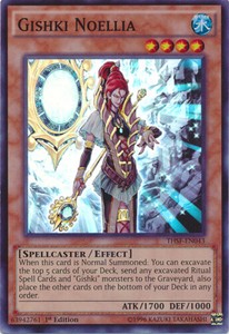 Gishki Noellia - THSF-EN043 - Super Rare - 1st Edition x3 - Near Mint
