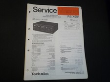 Manuale di servizio originale Schema Technics RS-X901