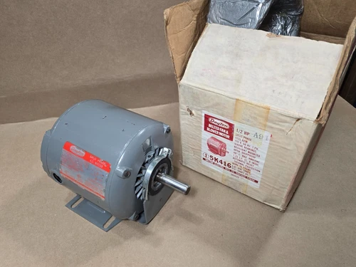 Dayton 5k416C Belt Drive Blower Motor, 1/2 HP, 115V, 1725 RPM, 56 F, Split Phase