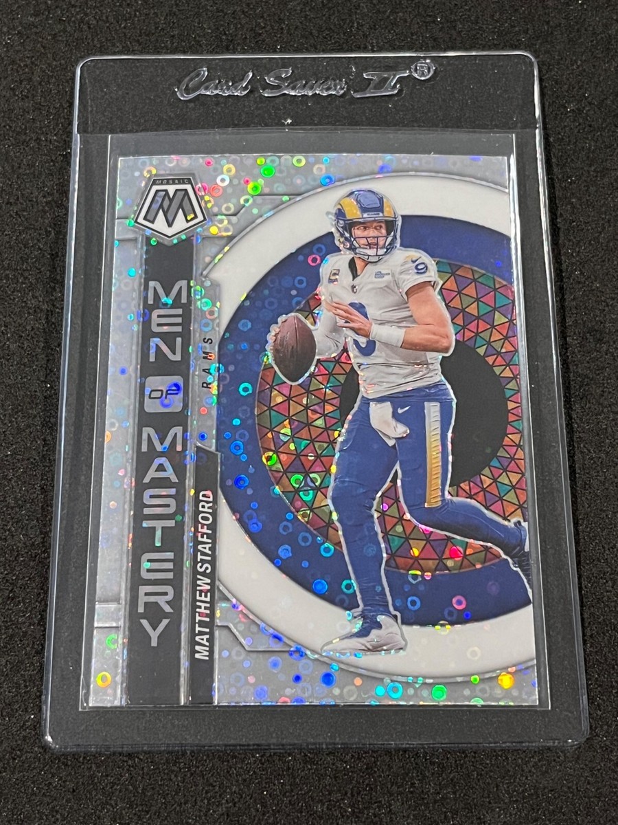 2023 Panini Mosaic Matthew Stafford Men Of Mastery No Huddle
