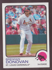 BRENDAN DONOVAN RC 2022 TOPPS HERITAGE HIGH NUMBER #543 ROOKIE CARDINALS