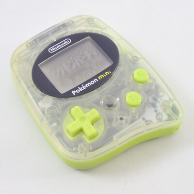 Pokemon Mini CHIKORITA GREEN Console MIN-001 Boxed Nintendo