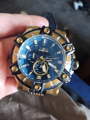 Invicta 39187 Men's Bolt 52mm Blue Dial Quartz Wrist Watch | eBay