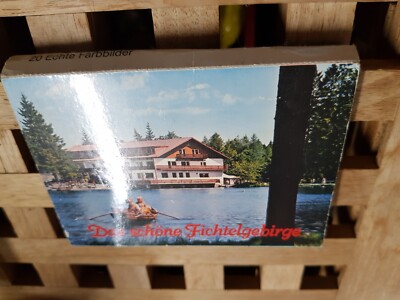 Das schöne FICHTELGEBIRGE Leporello ca.1970 Lippert Souvenir Andenken Foto Mappe