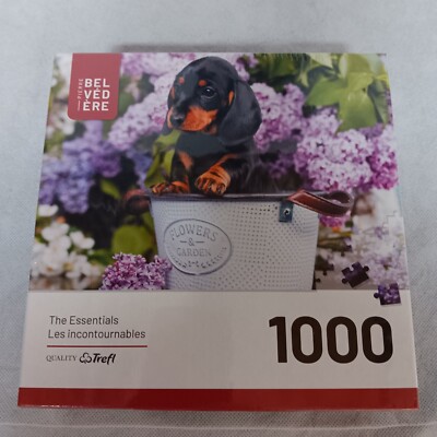 Trefl Nice Puppy Jigsaw Puzzle 1000 Pcs New Factory Sealed Box 27x19