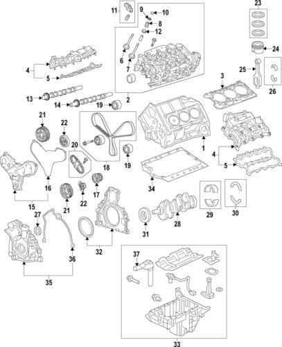Junta de culata para Land Rover Range Rover 2016-2021 (N/P LR013073)