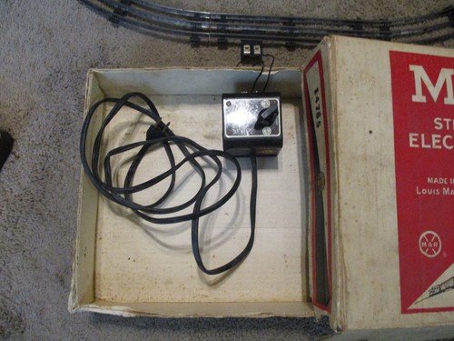 Vintage 1950s #14755 w Box Complete w Track Transformer 4 Cars Instructions - Picture 5 of 22