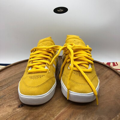 Adidas Tyshawn Low Yellow White Leather Skate Shoes Mens 5 Womens