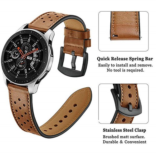 22mm Leather Strap Band For Huawei Watch 4 3 Pro/GT 4 3 Pro 3 2 2e 46MM Runner - Photo 24 sur 98