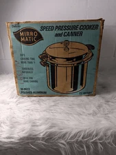 Mirro Matic 22 qt Aluminum Speed Pressure Cooker/Canner*M-0622 *Missing Regulato