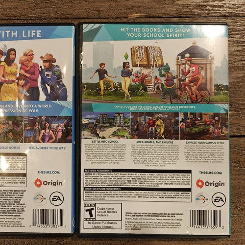 The Sims 4 - PC/Mac - Video Game with Discover University Expansion Pack - Picture 6 of 7