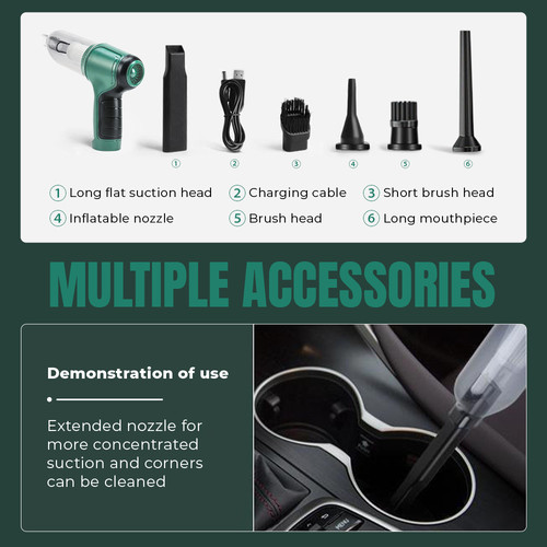 Powerful Car Home Cordless Vacuum Cleaner Mini Blower Handheld Wireless Strong - Picture 2 of 11