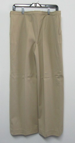 VALENTINO Beige Wide Leg Pants Size 10 - Picture 2 of 4