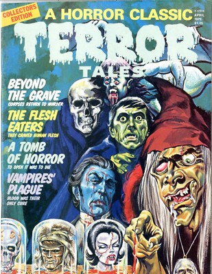 Terror Tales Magazine  # 1   Vol 7    NEAR MINT-    April 1976    See photos