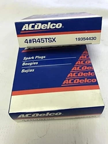 New Genuine GM ACDelco Spark Plugs R45TSX Set Of 8 - Picture 1 of 1