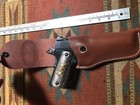 FITS Colt Taurus Remington Citadel Model 1911 Tanned Leather Flap Field Holster — photo 6