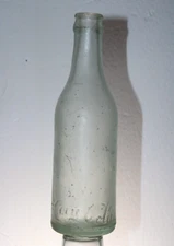 WILMINGTON NC COCA COLA STRAIGHT SIDE BOTTLE HEEL SCRIPT  D O C 173 ON HEEL