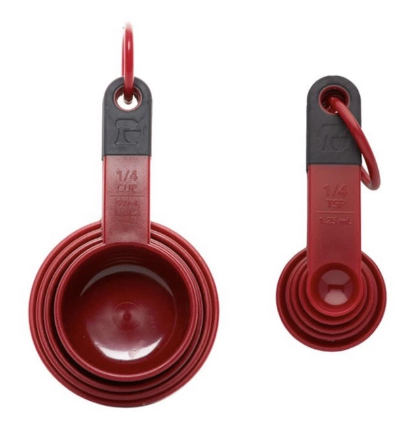 KitchenAid 9-Piece Measuring Cups & Spoons Set in Empire Red (Dishwasher Safe) - Image 2 of 4