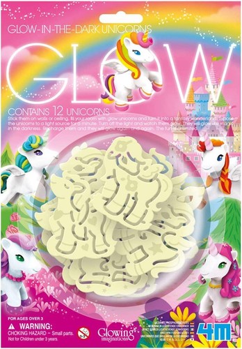 Glow in the Dark Unicorns Wall or Ceiling Sticker Unicorns - 第 1/1 張圖片
