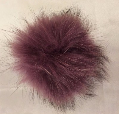 POM POM GENUINE REAL FOX FUR EXTRA LARGE FOR A