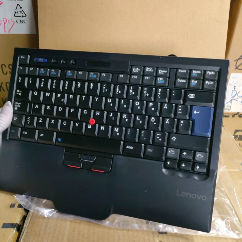 Swedish layout Lenovo Thinkpad sk-8845cr keyboard external red dot
