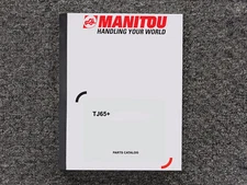 Manitou TJ65+ Work Platform Boom Lift Parts Catalog Manual