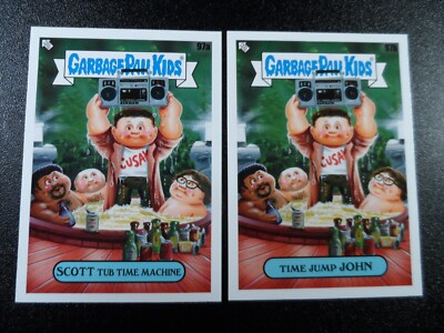 Hot Tub Time Machine Say Anything John Cusack Spoof Garbage Pail Kids 2 Card Set