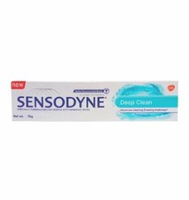 Sensodyne Deep Clean Sensitive Toothpaste for advanced cleaning 70gm Free Ship