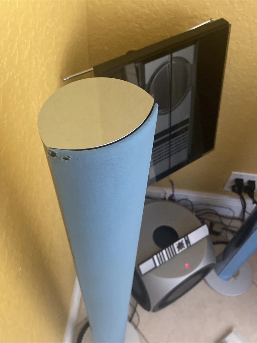 Bang Olufsen BeoSound 3200 W/ Stand, 2 Tower Speakers, Cube Base, Remote, &  Man.