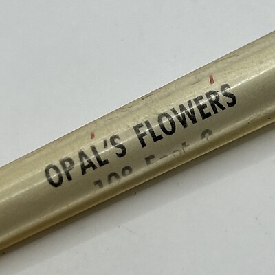 VTG Ballpoint Pen Opal's Flowers Cedar Falls Iowa | eBay