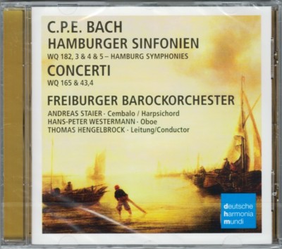 C.P.E. BACH Hamburger Sinfonien & Concerti Andreas STAIER Thomas HENGELBROCK CD