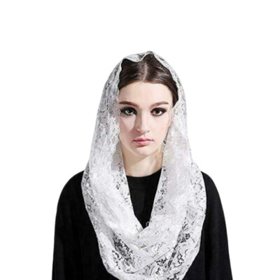 Head Covering Scarf Church Lace Chapel Veil Cathedral Bride
