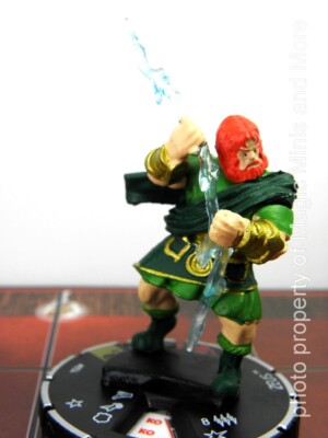 The Mighty Thor ~ ZEUS #054 HeroClix super rare miniature #54 w/card