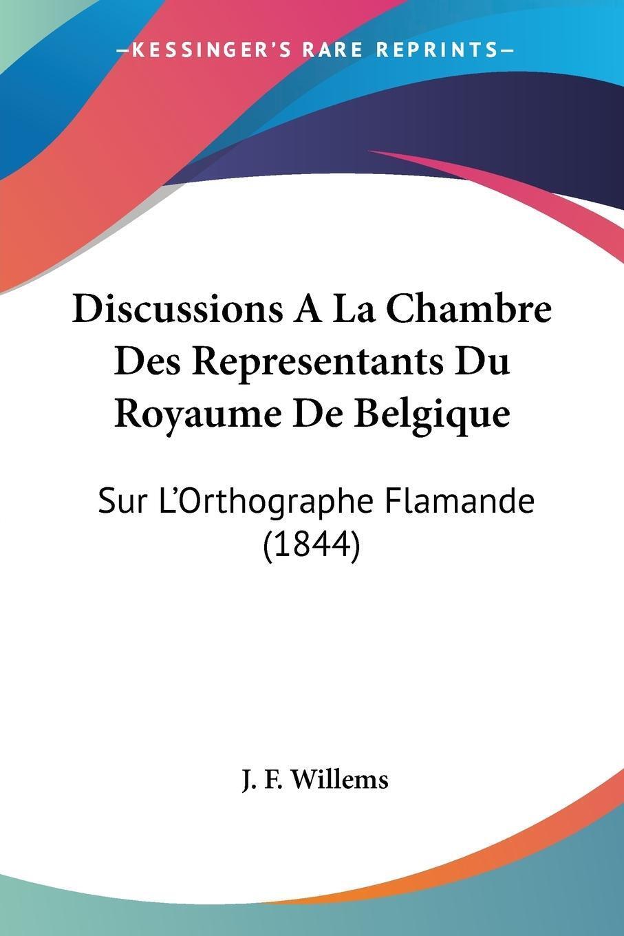 Thumbnail - Discussions A La Chambre Des Representants Du Royaume De Belgique J.