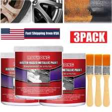 3× Car Anti-Rust Chassis Rust Converter Water-Based Primer Metal Rust Remover US
