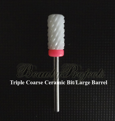 Filling Bit Ceramic Bit Carbide Electric Nail File Drill Large Barrel 3/32