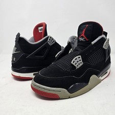 Nike Air Jordan 4 Retro OG Bred US Size 7 Black Red Cement 308497-060