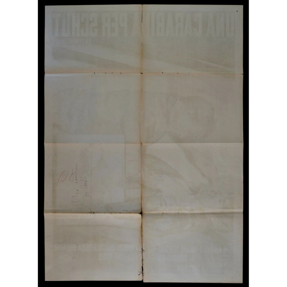 Werbeplakat Ein Karabiner Für Schut Lex Barker Winnetou Siodmak Versini M262 - Bild 2 von 2