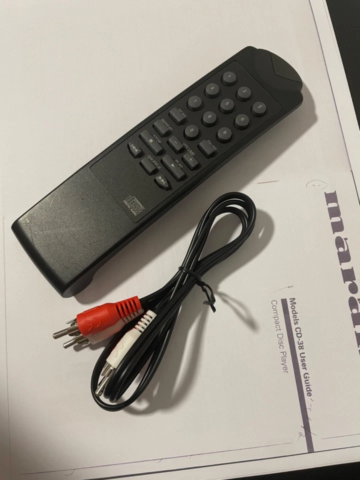 MARANTZ CD46 , Neuer Laser, GEWARTET, gereinigt, Fernbedienung, Kopfhörerausgang - Bild 3 von 4