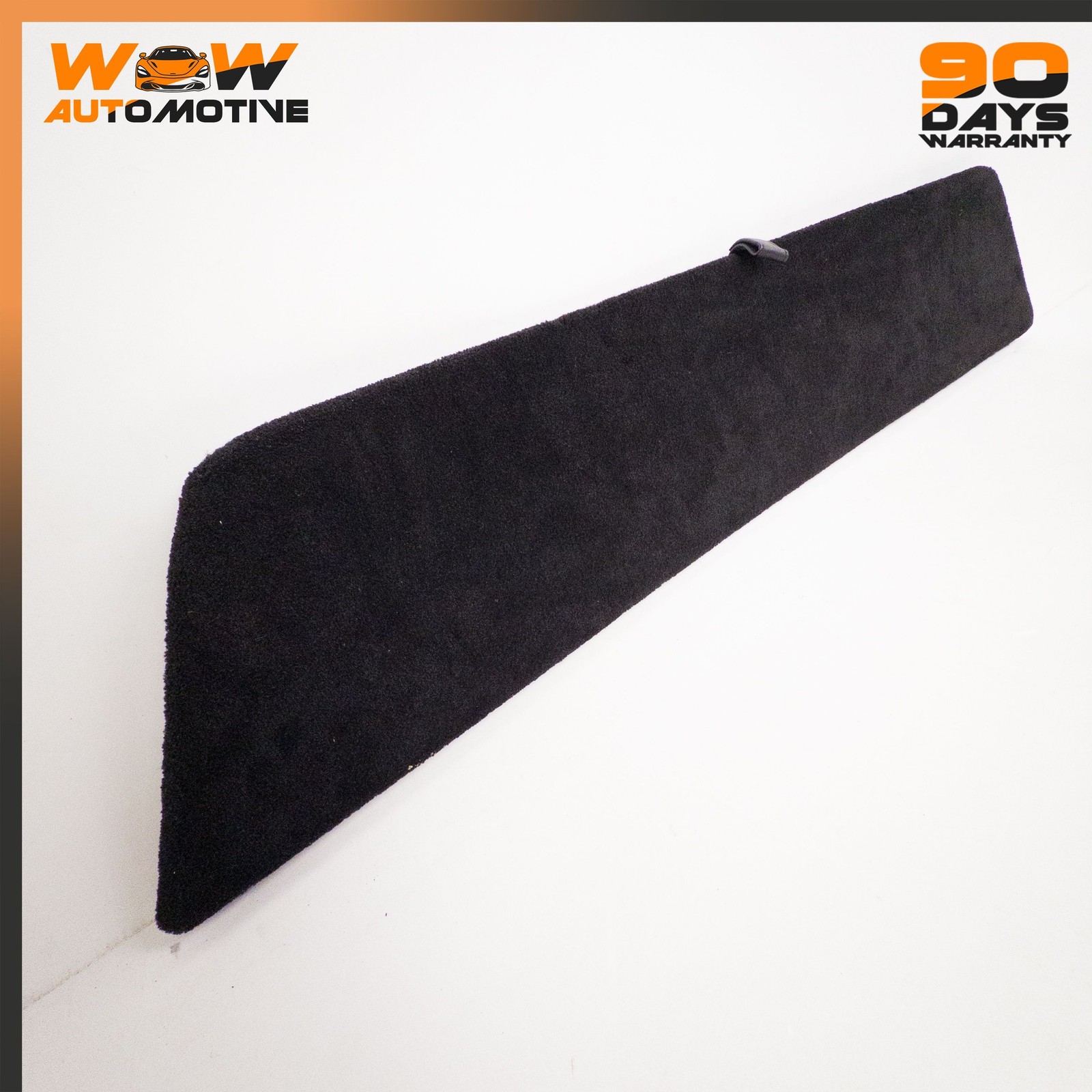 06-16 ASTON MARTIN V8 VANTAGE TRUNK COMPARTMENT CARGO COVER PANEL TRIM BLACK OEM