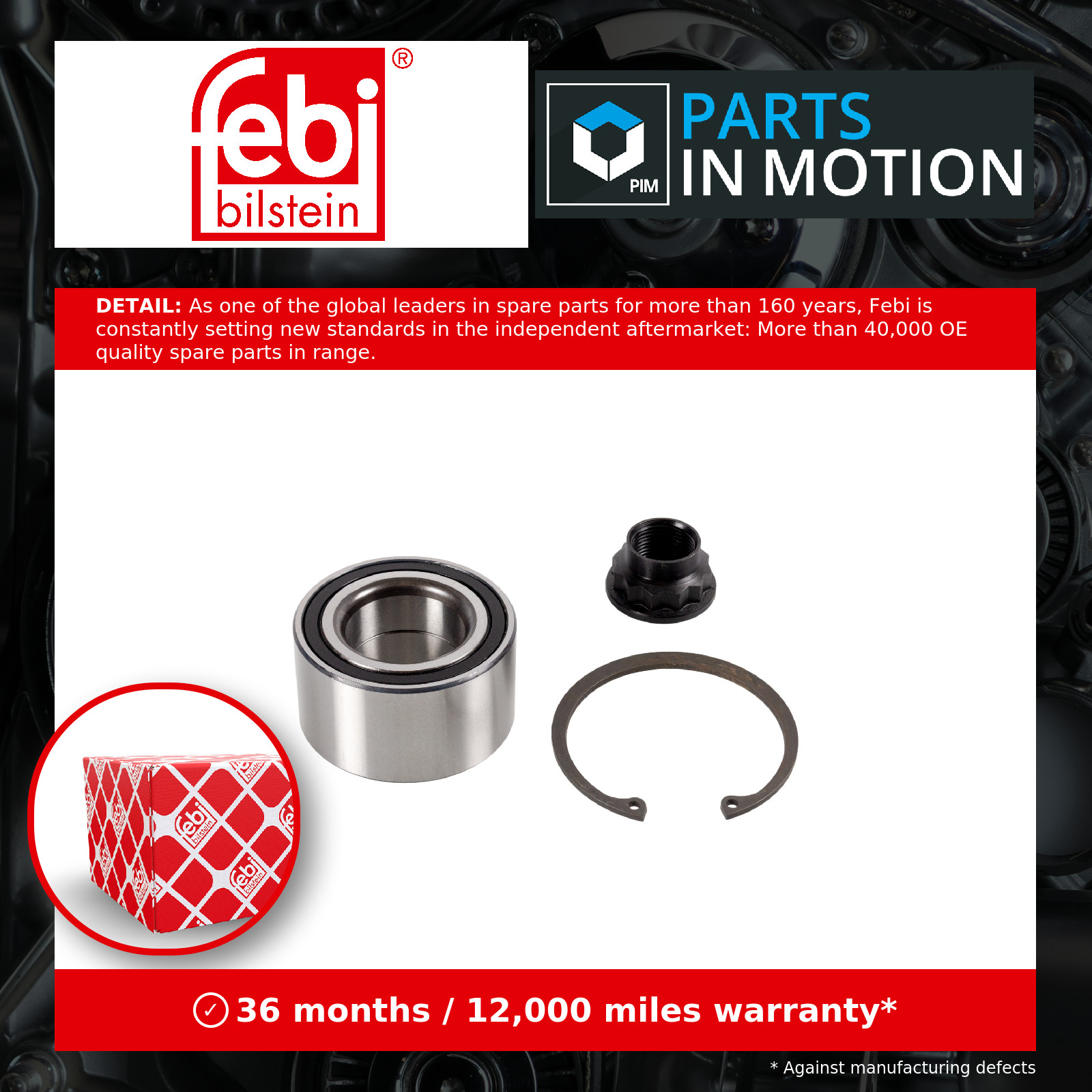 Wheel Bearing Kit fits TOYOTA bB NCP3 1.5 Front Left or Right 00 to 05 1NZ-FE