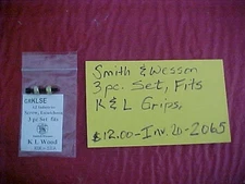 # 2065 - Smith & Wesson 3 Piece Set, Grip Screw & Catch for K&L Grips