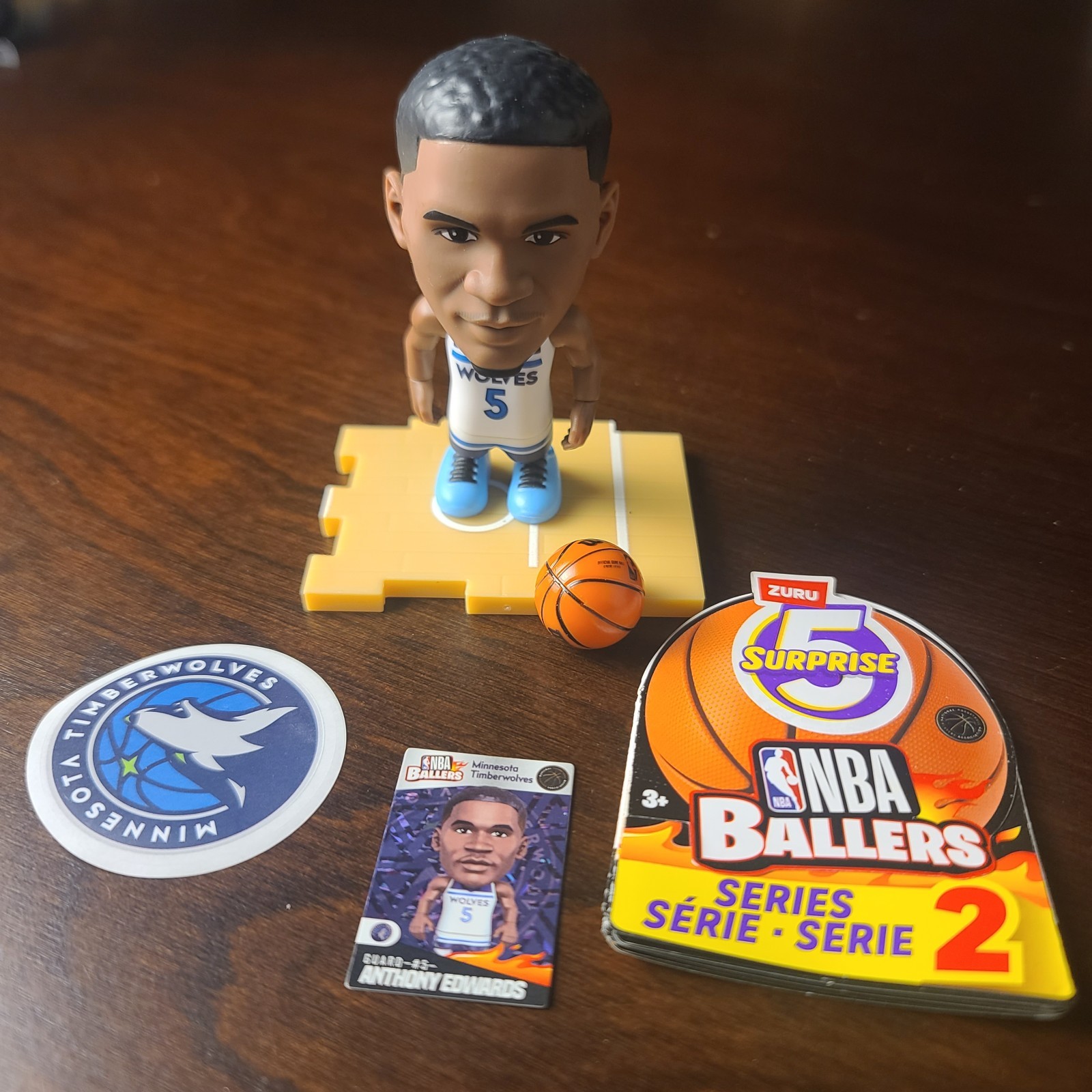 レア　NBA ballers 2 Anthony Edwards フィギュア 5 Surprise NBA Ballers Series 2