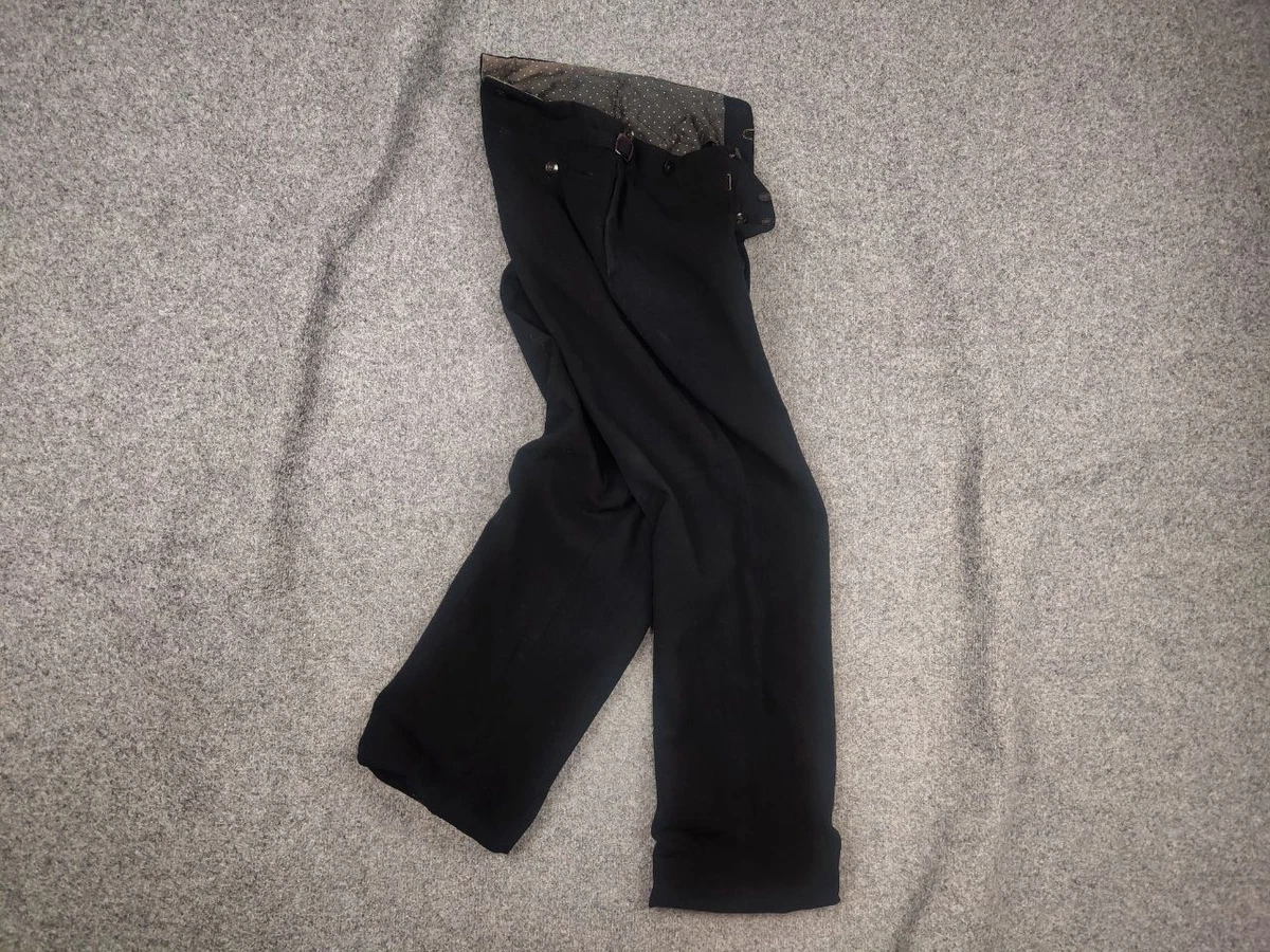 Black Original 1950s Vintage Pants for Men for sale | eBay