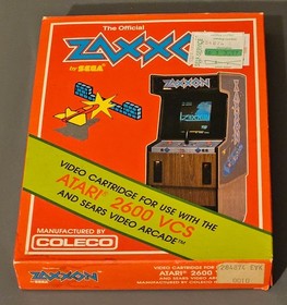Zaxxon Atari 2600/7800/2600+/7800+ Complete CIB TESTED WORKS